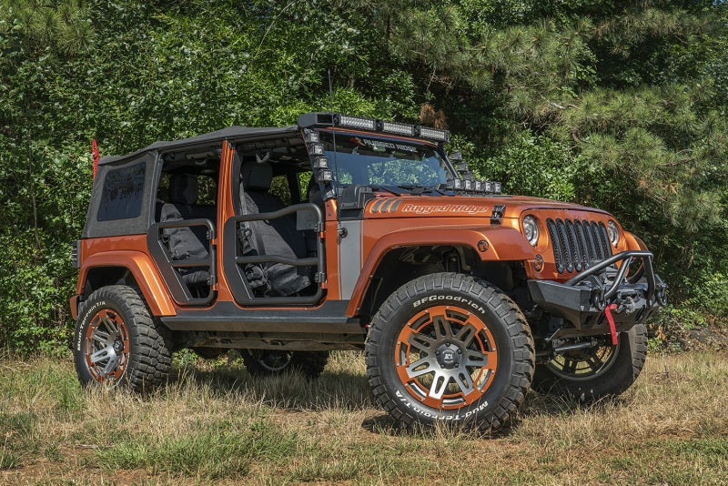 Rugged Ridge Fortis Tube Doors Front Jeep Wrangler JK