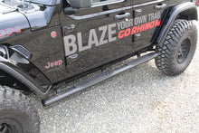 Load image into Gallery viewer, Go Rhino 18+ Jeep Wrangler JLU 1000 Series Side Steps - Textured Black