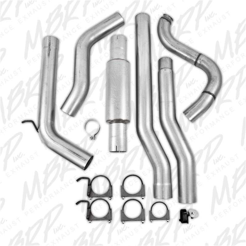 MBRP Dodge 2500/3500 Cummins 5.9L 4WD ONLY Turbo Back Single Side Exit P Series Exhaust