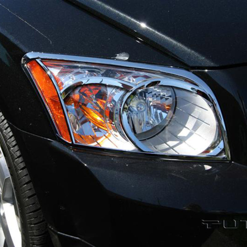 Putco 07-10 Dodge Caliber Head Lamp Overlays & Rings