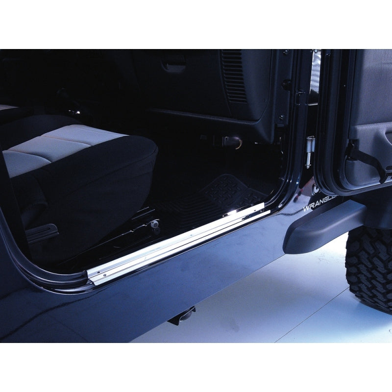 Rugged Ridge Jeep Wrangler TJ Stainless Steel Door Entry Guards