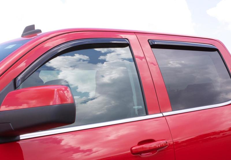 AVS Dodge RAM 1500 Crew Cab Ventvisor In-Channel Front & Rear Window Deflectors 4pc - Smoke
