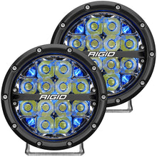 Load image into Gallery viewer, Rigid Industries 360-Series 6in LED Off-Road Drive Beam - Blue Backlight (Pair)