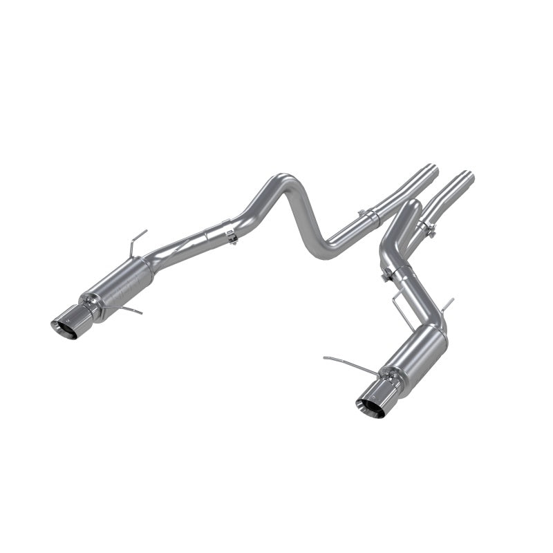MBRP Ford Mustang GT 5.0L Dual Split Rear Race Version T409 3in Cat Back Exhaust System