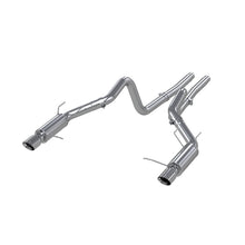 Load image into Gallery viewer, MBRP Ford Mustang GT 5.0L Dual Split Rear Race Version T409 3in Cat Back Exhaust System