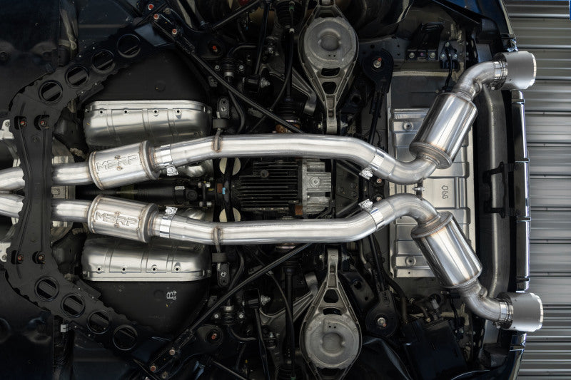 MBRP Nissan Z 3.0L Armor Pro T304 Stainless Steel 3in Cat-Back Dual Rear Exit w/ 5in OD Tips