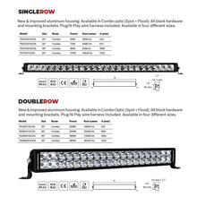 Load image into Gallery viewer, Go Rhino Xplor Bright Series Dbl Row LED Light Bar (Side/Track Mount) 31.5in. - Blk