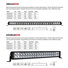 Load image into Gallery viewer, Go Rhino Xplor Bright Series Dbl Row LED Light Bar (Side/Track Mount) 50in. - Blk