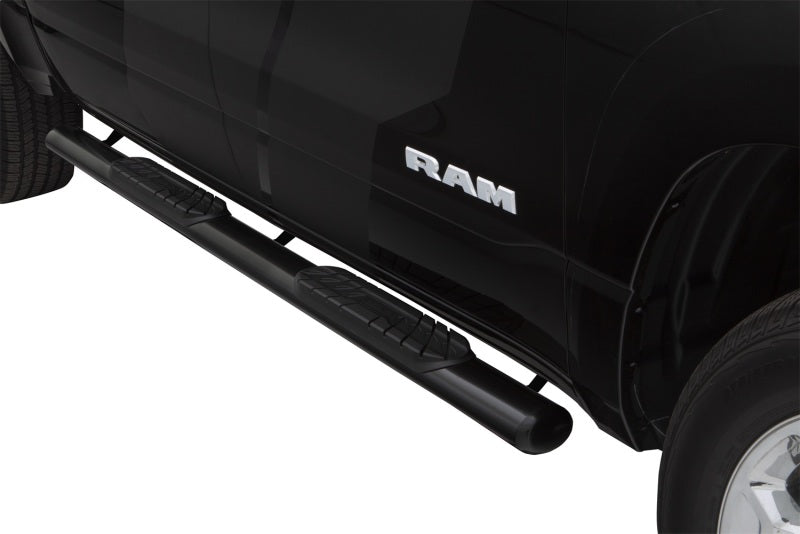Lund Dodge Ram 2500 Crew Cab 4in. Oval Straight Steel Nerf Bars - Black