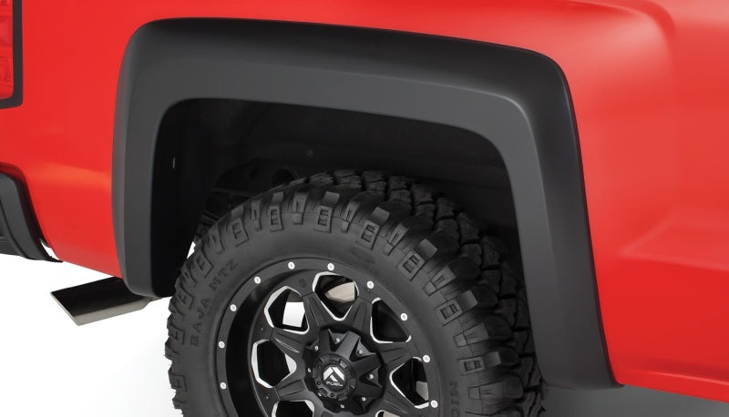 Bushwacker 94-03 Chevy S10 Extend-A-Fender Style Flares 2pc 73.1/89.0in Bed - Black