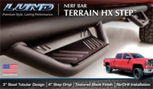 Load image into Gallery viewer, Lund Nissan Titan XD Crew Cab Terrain HX Step Nerf Bars - Black