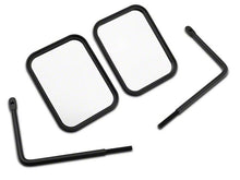 Load image into Gallery viewer, Officially Licensed Jeep 66-18 CJ5/ CJ7/Wrangler YJ/ TJ/JK Adv Mirrors w Embossed Jeep Logo-Txt Blk