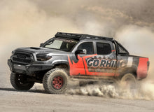 Load image into Gallery viewer, Go Rhino Tacoma Element Front Bumper w/ Power Actuated Hide-away Light Bar Mount Tex Black