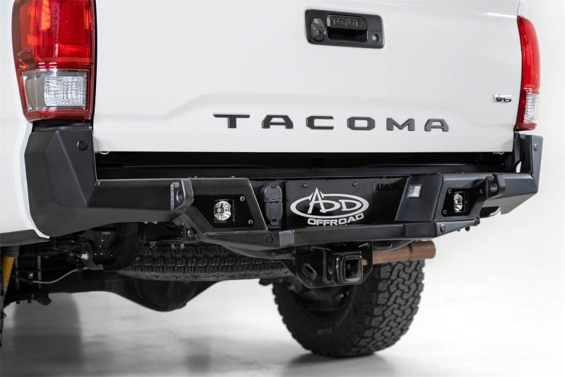 Addictive Desert Designs 16+ Toyota Tacoma Stealth Fighter Rear Bumper w/ Backup Sensor Cutouts