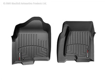Load image into Gallery viewer, WeatherTech Chevrolet Silverado Crew Cab Front FloorLiner - Black