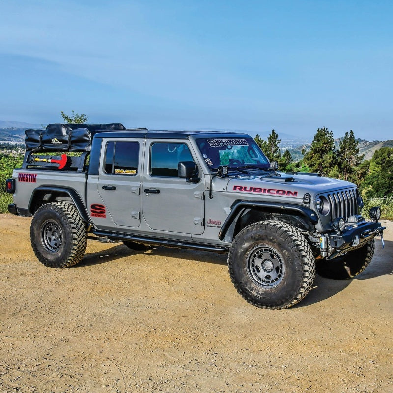 Westin 20+ Jeep Gladiator Rock Slider - Textured Black