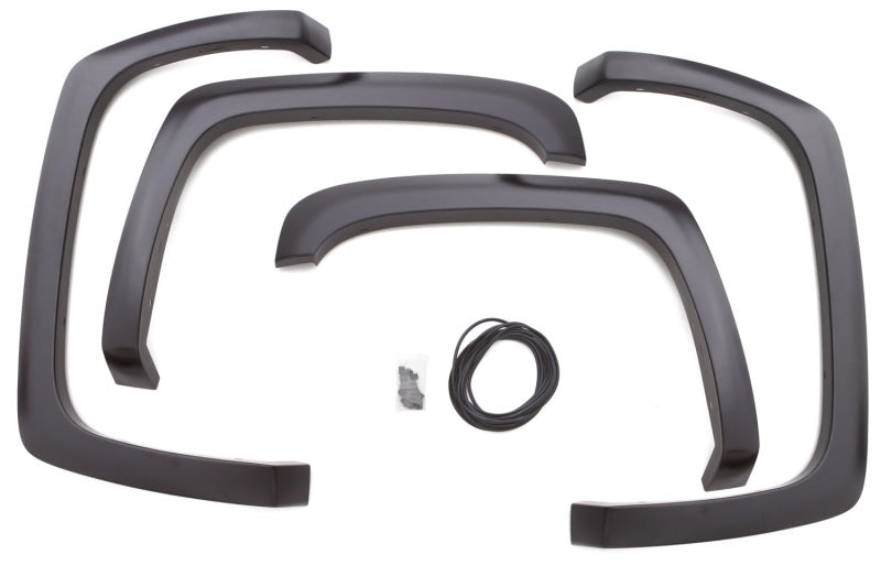 Lund Chevy Silverado 1500 SX-Sport Style Smooth Elite Series Fender Flares - Black (4 Pc.)