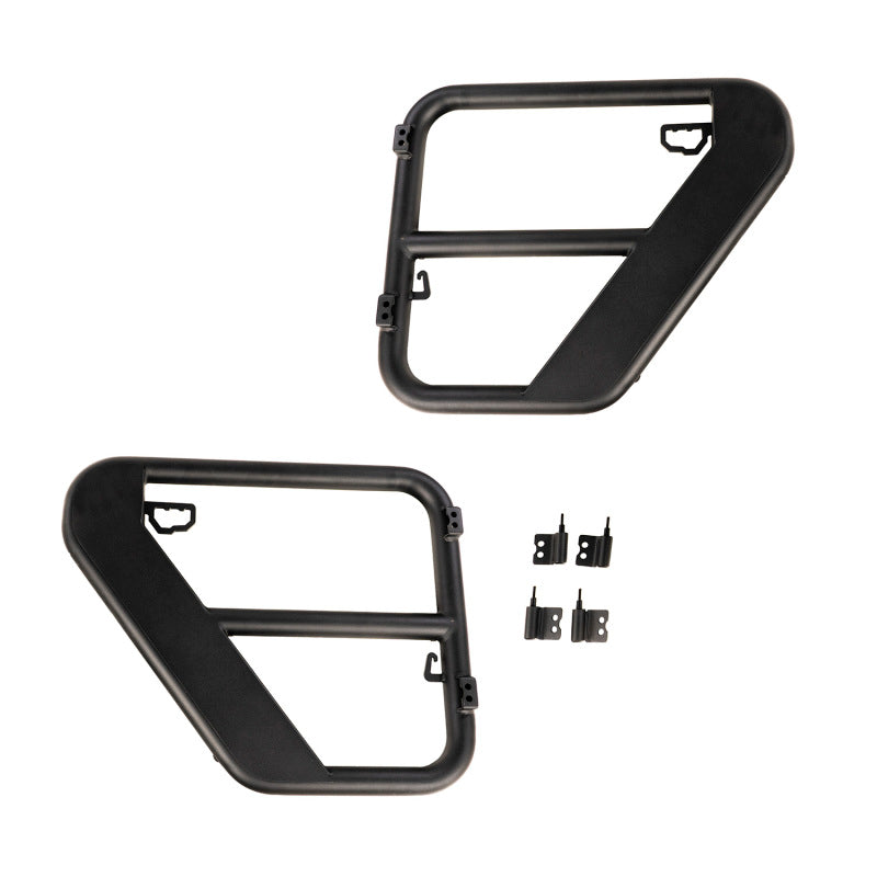 Rugged Ridge Fortis Tube Doors Rear Jeep Wrangler JK 4-Dr