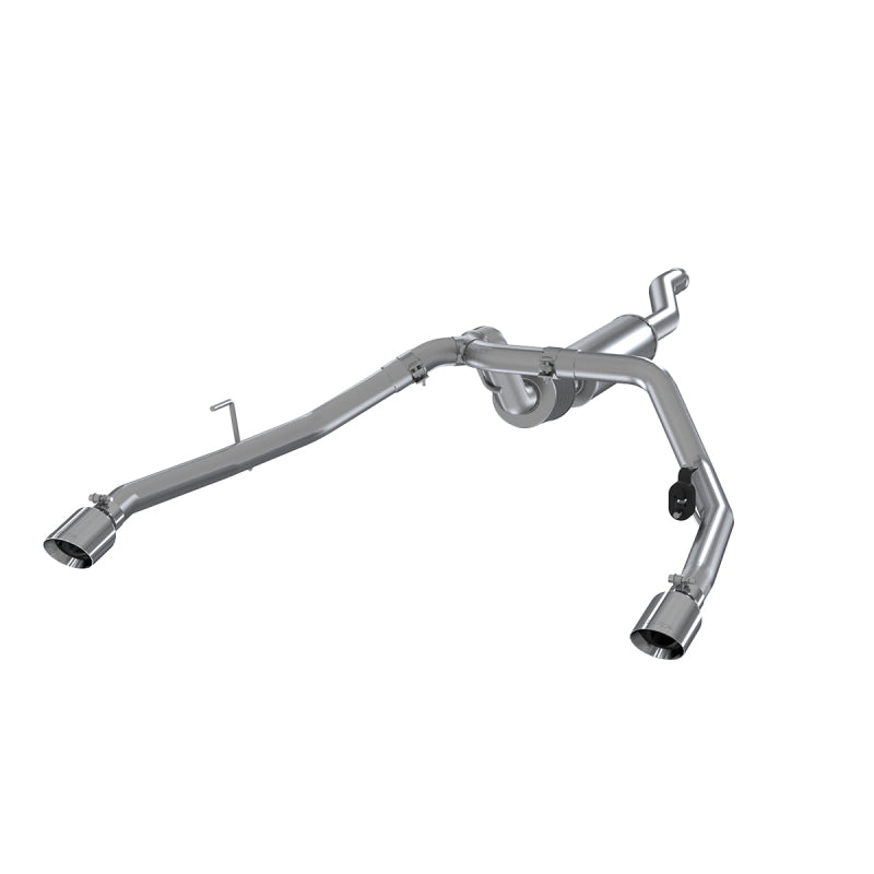 MBRP Jeep Gladiator 3.6L 2.5in Dual Rear Exit Cat Back Exhaust Aluminized