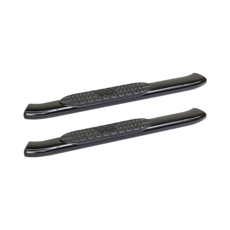 Westin 2014+ Chevy Silverado 1500 Reg Cab PRO TRAXX 5 Oval Nerf Step Bars - Black