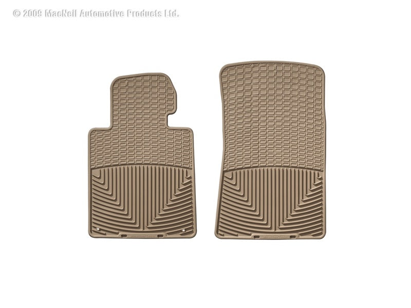 WeatherTech BMW M3 Convertible Front Rubber Mats - Tan