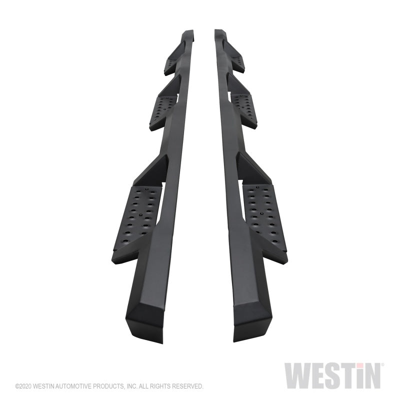 Westin Chevy Silverado 2500/3500 Crew Cab (8ft Bed) HDX W2W Nerf Step Bars - Textured Black