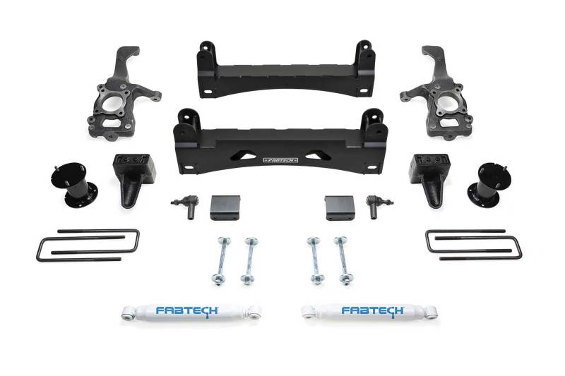 Fabtech 15+ Ford F150 2WD 6in Basic Sys w/Perf Shks