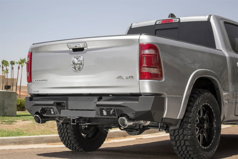 Addictive Desert Designs 2019+ Ram 1500 Hammer Stealth Fighter Rear Bumper w/ 6 Sensor Cutouts