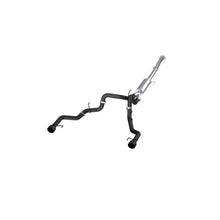 Load image into Gallery viewer, MBRP Ford F150 T304 5in OD Black Tip Dual Rear Exit 3in Black Coated Cat Back Exhaust