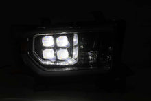 Load image into Gallery viewer, AlphaRex 07-17 Toyota Tundra NOVA LED Proj Headlights Black w/ Activ Light/Seq Signal/DRL