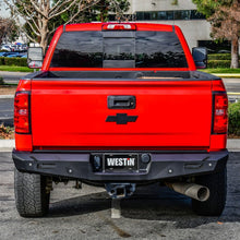 Load image into Gallery viewer, Westin 14+ Chevy Silverado 1500 Pro-Series Rear Bumper - Textured Black