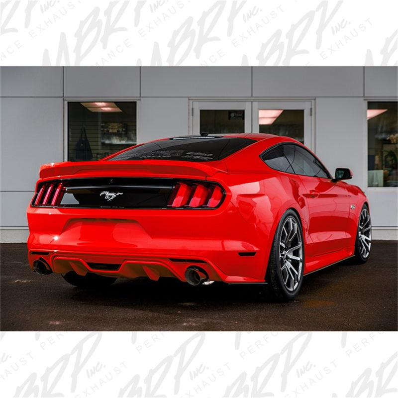 MBRP Ford Mustang EcoBoost 2.3L T409 3in Cat Back Dual Split Rear Exit (Race Version)
